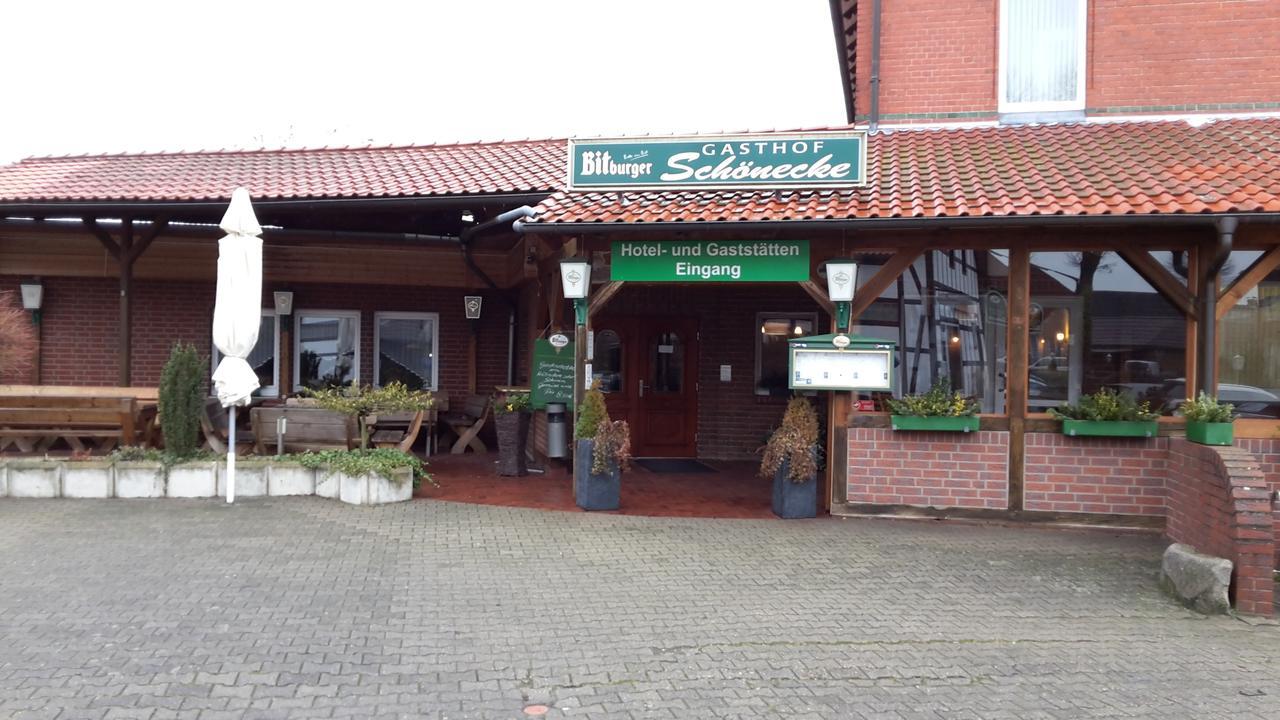 Landgasthof Schoenecke Wahrenholz Bagian luar foto